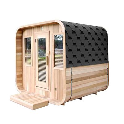 outdoor cube sauna