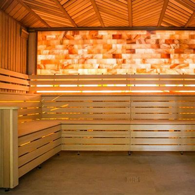 salt sauna room