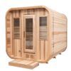 red cedar outdoor sauna